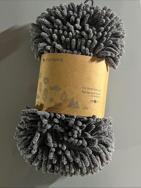 Norwex Gray Chenille Car Wash sponge
